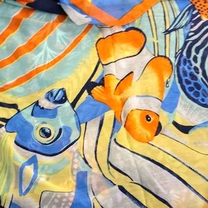 Echo sheer scarf tropical Fish Aquarium Beach